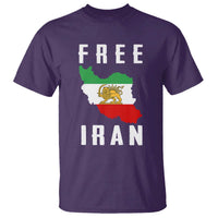 Free Iran Revolution 2026 T Shirt Sun and Lion Flag Iranian Freedom Justice