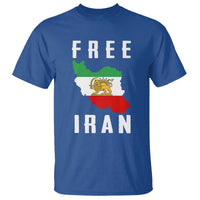 Free Iran Revolution 2026 T Shirt Sun and Lion Flag Iranian Freedom Justice