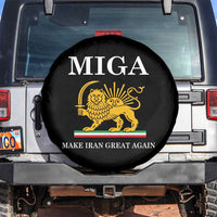 Make Iran Great Again Patriotic MIGA Spare Tire Cover Lion and Sun Iranian Revolution Freedom Supporters