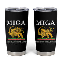 Make Iran Great Again Patriotic MIGA Tumbler Cup Lion and Sun Iranian Revolution Freedom Supporters
