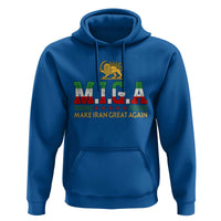 Make Iran Great Again Patriotic MIGA Hoodie Lion and Sun Persian Flag Freedom Iranian Revolution