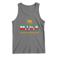 Make Iran Great Again Patriotic MIGA Tank Top Lion and Sun Persian Flag Freedom Iranian Revolution