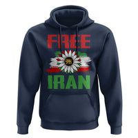 Free Iran Sunflower Hoodie Persian Flag Lion and Su Iranian Revolution Freedom Supporters