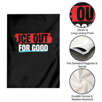 Ice Out For Good Garden Flag Subtle Against Ice Protest Political Resistance