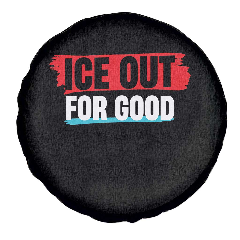 Ice Out For Good Spare Tire Cover Subtle Against Ice Protest Political Resistance