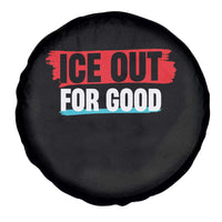 Ice Out For Good Spare Tire Cover Subtle Against Ice Protest Political Resistance