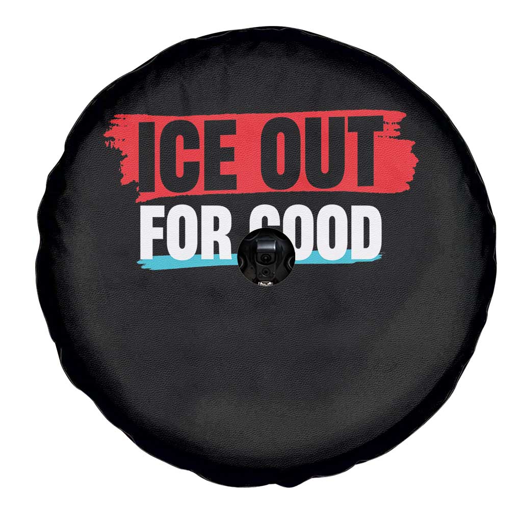 Ice Out For Good Spare Tire Cover Subtle Against Ice Protest Political Resistance