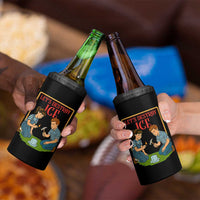 Let’s Destroy ICE 4 in 1 Can Cooler Tumbler Retro Parody Protest with Satirical Childhood Graphic
