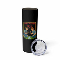 Let’s Destroy ICE Skinny Tumbler Retro Parody Protest with Satirical Childhood Graphic