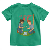 Let’s Destroy ICE Toddler T Shirt Retro Parody Protest with Satirical Childhood Graphic