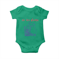 No Ice Please Funny Cat Meme Baby Onesie Subtle Against Ice Protest Political Resistance