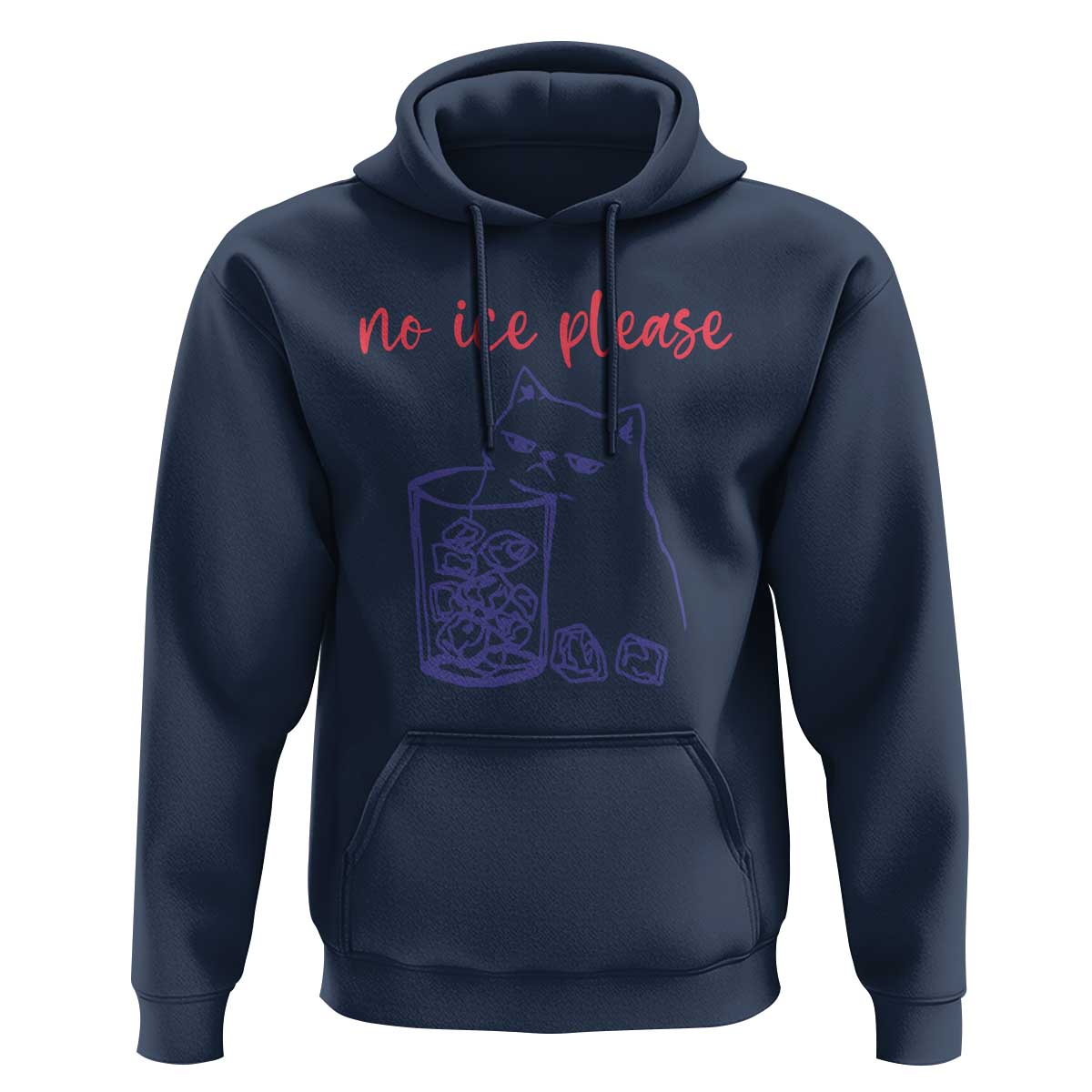 No Ice Please Funny Cat Meme Hoodie Subtle Against Ice Protest Political Resistance