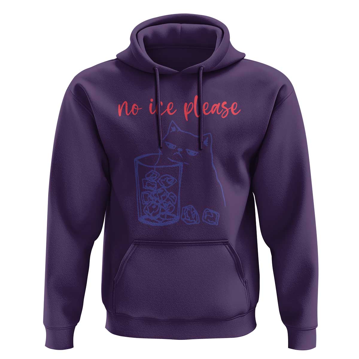 No Ice Please Funny Cat Meme Hoodie Subtle Against Ice Protest Political Resistance