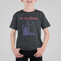 No Ice Please Funny Cat Meme T Shirt For Kid Subtle Against Ice Protest Political Resistance