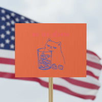 No Ice Please Funny Cat Meme Protest Sign Subtle Against Ice Protest Political Resistance
