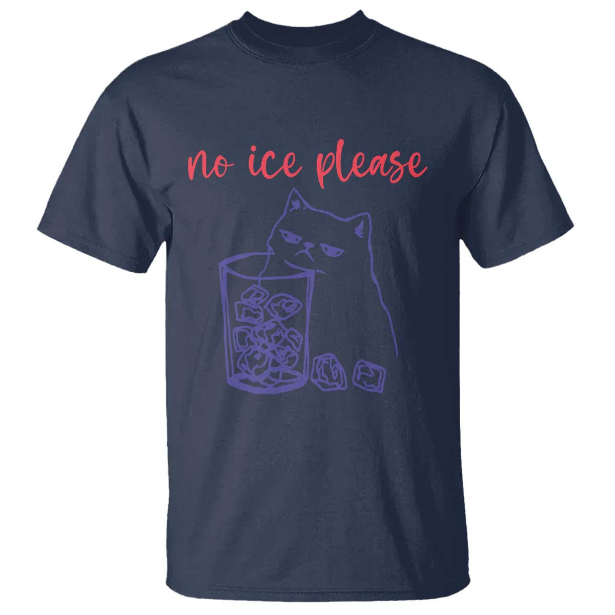 No Ice Please Funny Cat Meme T Shirt Subtle Against Ice Protest Political Resistance