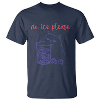 No Ice Please Funny Cat Meme T Shirt Subtle Against Ice Protest Political Resistance