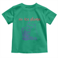 No Ice Please Funny Cat Meme Toddler T Shirt Subtle Against Ice Protest Political Resistance
