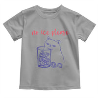 No Ice Please Funny Cat Meme Toddler T Shirt Subtle Against Ice Protest Political Resistance