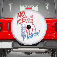 No Ice Please Angry Cat Graphic Spare Tire Cover Subtle Against Ice Protest Political Resistance