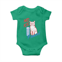 No Ice Please Angry Cat Graphic Baby Onesie Subtle Against Ice Protest Political Resistance