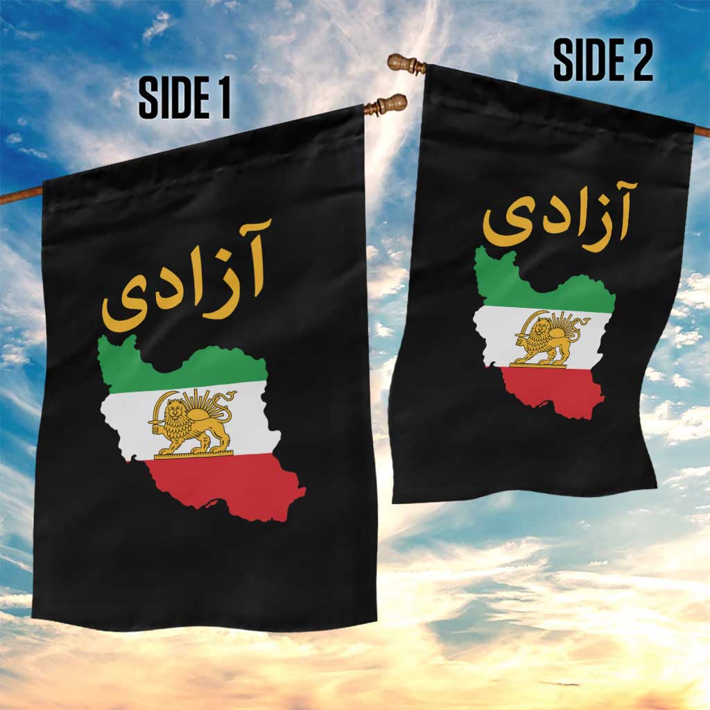 Freedom Iran Sun and Lion Flag Garden Flag Free Iranian Revolution 2026