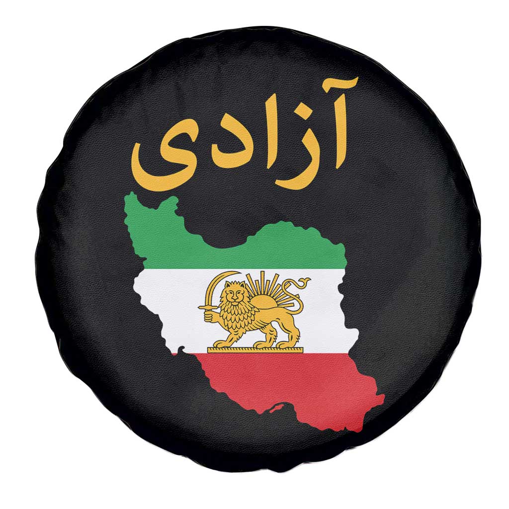 Freedom Iran Sun and Lion Flag Spare Tire Cover Free Iranian Revolution 2026