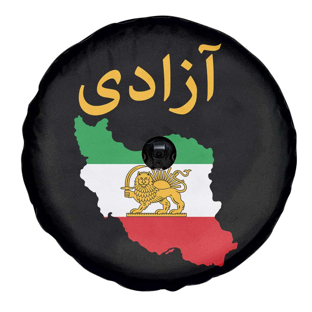 Freedom Iran Sun and Lion Flag Spare Tire Cover Free Iranian Revolution 2026