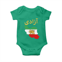 Freedom Iran Sun and Lion Flag Baby Onesie Free Iranian Revolution 2026