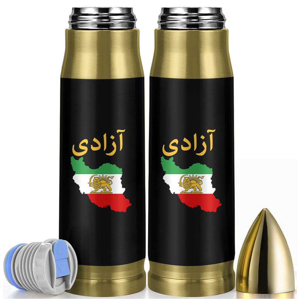 Freedom Iran Sun and Lion Flag Bullet Tumbler Free Iranian Revolution 2026