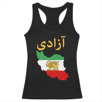 Freedom Iran Sun and Lion Flag Racerback Tank Top Free Iranian Revolution 2026