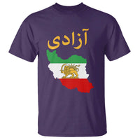 Freedom Iran Sun and Lion Flag T Shirt Free Iranian Revolution 2026