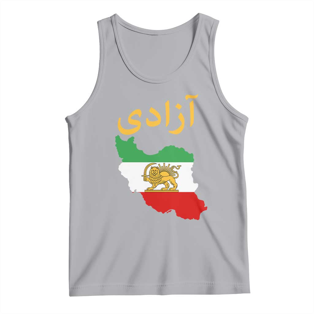 Freedom Iran Sun and Lion Flag Tank Top Free Iranian Revolution 2026