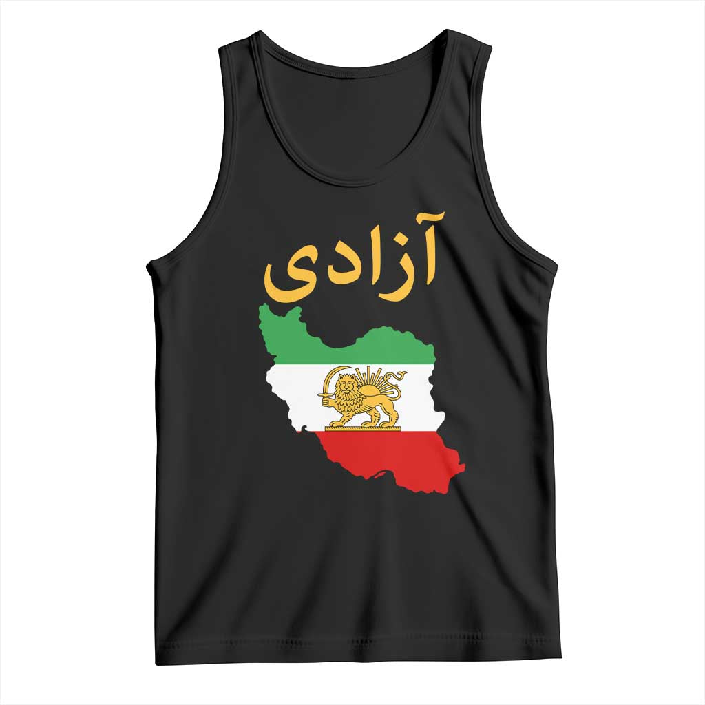 Freedom Iran Sun and Lion Flag Tank Top Free Iranian Revolution 2026