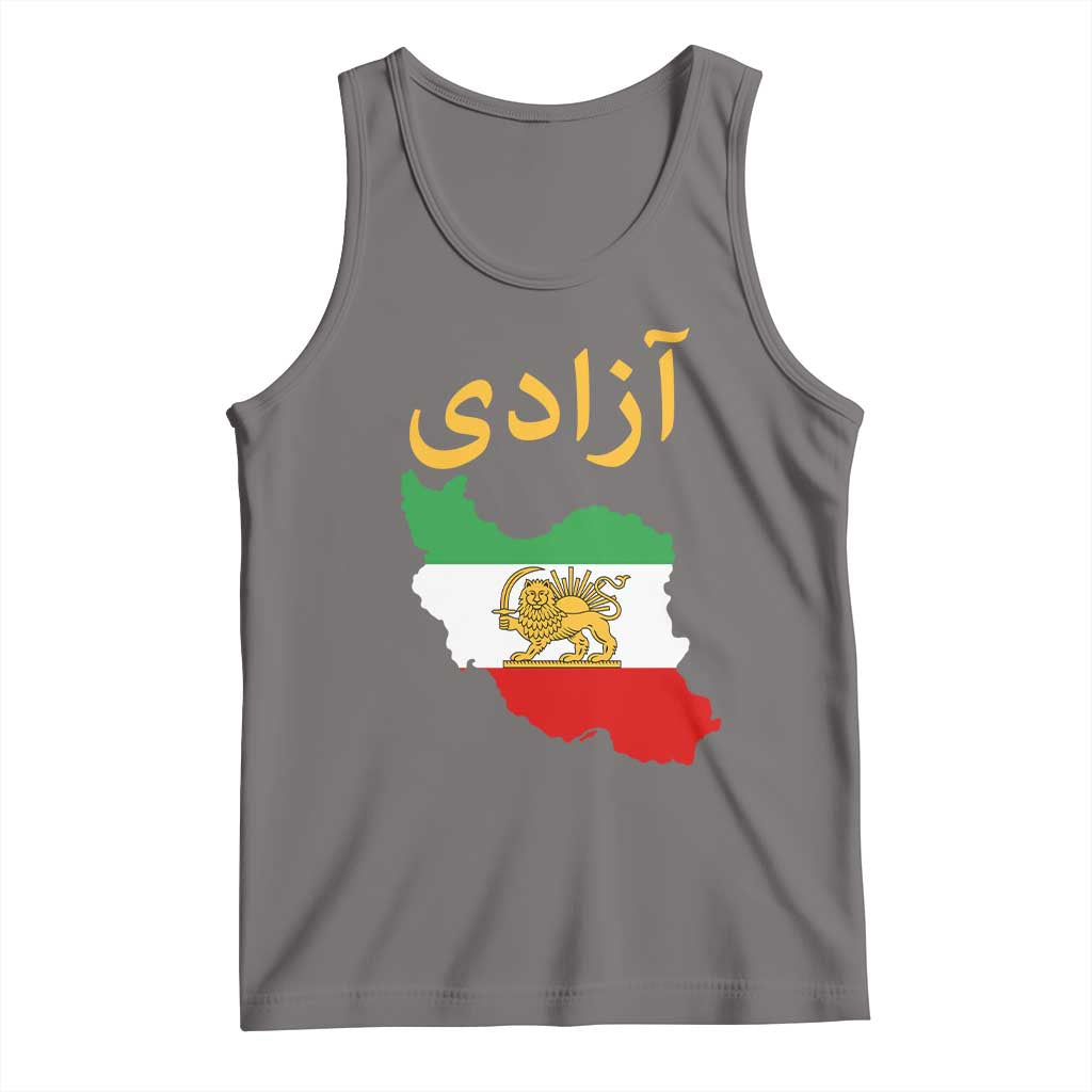 Freedom Iran Sun and Lion Flag Tank Top Free Iranian Revolution 2026