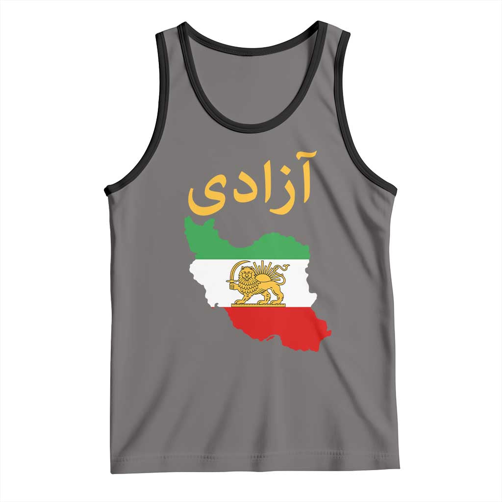 Freedom Iran Sun and Lion Flag Tank Top Free Iranian Revolution 2026