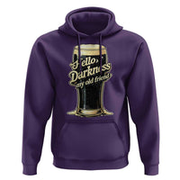 Hello Darkness My Old Friend Funny Stout Beer Hoodie Vintage Craft Brew Lovers