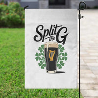 Split the G Funny Irish Drinking Garden Flag St. Patrick’s Day Stout Beer Lovers Pub Crawls