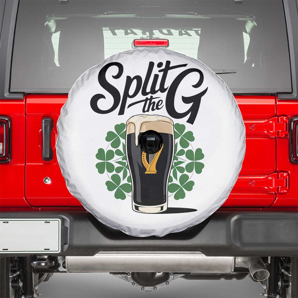 Split the G Funny Irish Drinking Spare Tire Cover St. Patrick’s Day Stout Beer Lovers Pub Crawls