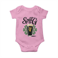 Split the G Funny Irish Drinking Baby Onesie St. Patrick’s Day Stout Beer Lovers Pub Crawls