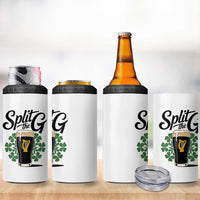 Split the G Funny Irish Drinking 4 in 1 Can Cooler Tumbler St. Patrick’s Day Stout Beer Lovers Pub Crawls