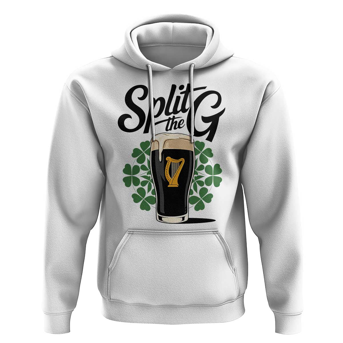 Split the G Funny Irish Drinking Hoodie St. Patrick’s Day Stout Beer Lovers Pub Crawls
