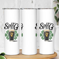 Split the G Funny Irish Drinking Skinny Tumbler St. Patrick’s Day Stout Beer Lovers Pub Crawls