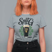 Split the G Funny Irish Drinking T Shirt For Women St. Patrick’s Day Stout Beer Lovers Pub Crawls