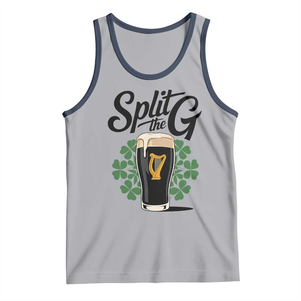 Split the G Funny Irish Drinking Tank Top St. Patrick’s Day Stout Beer Lovers Pub Crawls