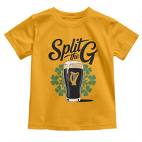 Split the G Funny Irish Drinking Toddler T Shirt St. Patrick’s Day Stout Beer Lovers Pub Crawls
