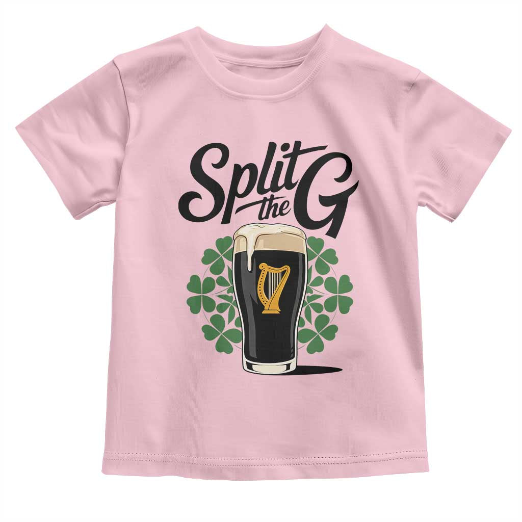 Split the G Funny Irish Drinking Toddler T Shirt St. Patrick’s Day Stout Beer Lovers Pub Crawls