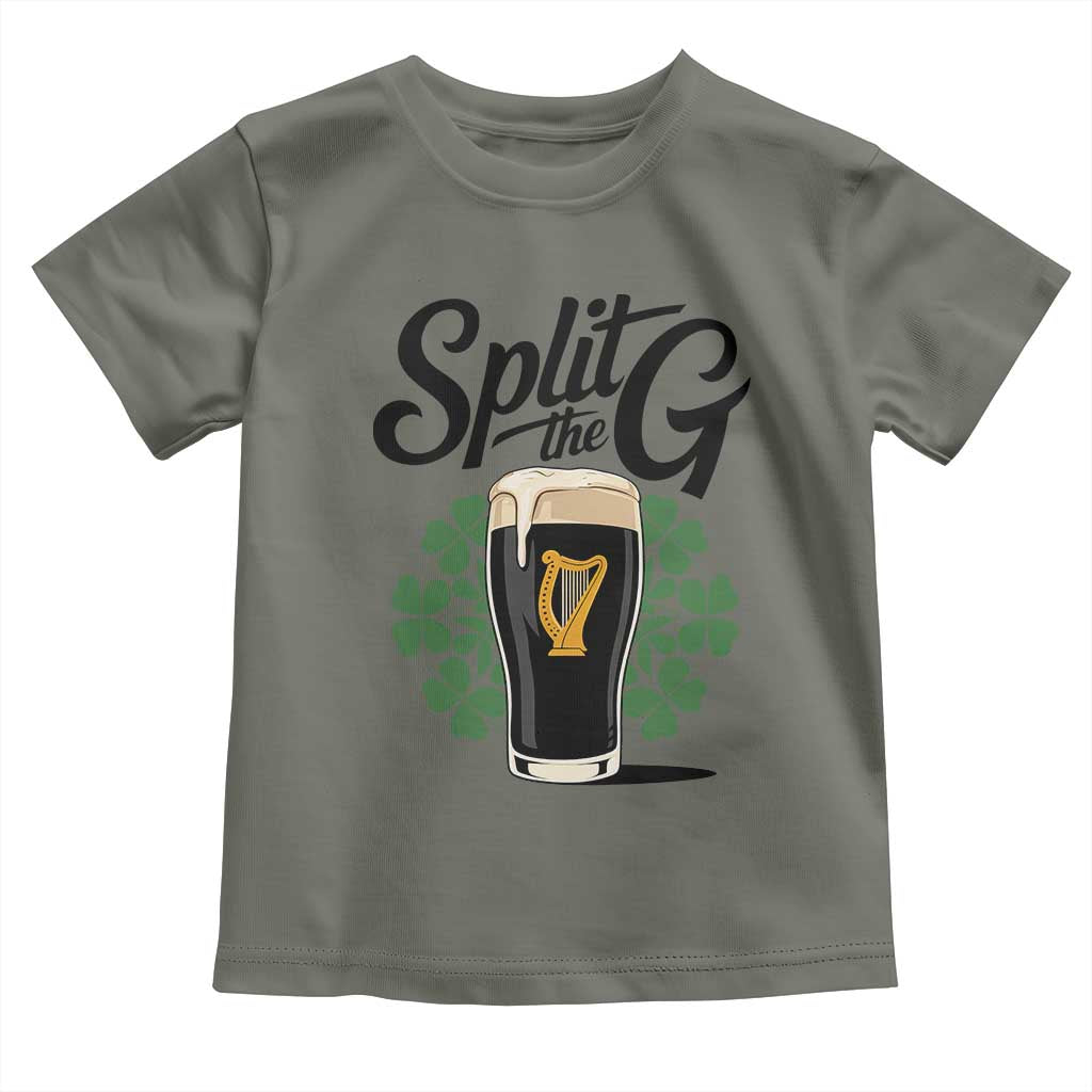 Split the G Funny Irish Drinking Toddler T Shirt St. Patrick’s Day Stout Beer Lovers Pub Crawls