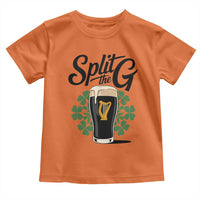 Split the G Funny Irish Drinking Toddler T Shirt St. Patrick’s Day Stout Beer Lovers Pub Crawls