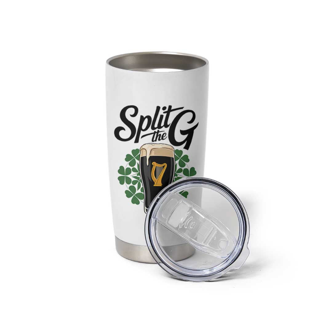 Split the G Funny Irish Drinking Tumbler Cup St. Patrick’s Day Stout Beer Lovers Pub Crawls